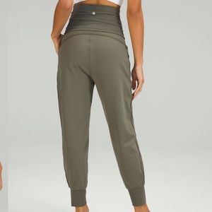 Lululemon Align Super-High-Rise Ribbed-Waist Jogger Carob Brown